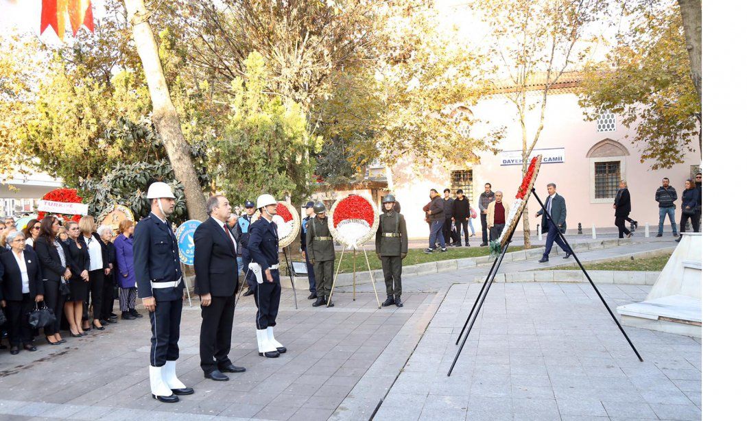 Ulu Önder Mustafa Kemal Atatürk'ü Törenle Andık