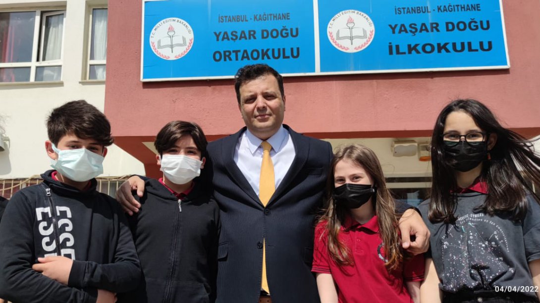 Kağıthane İlçe Milli Eğitim Müdürümüz Sayın Dr. Ufuk DİLEKÇİ, Yaşar Doğu Ortaokulu Ziyareti