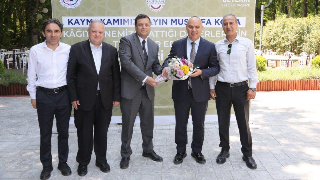 Kağıthane Kaymakamımız Sn. Mustafa KOÇ'a Kağıthane Belediyesi Tarafından Veda Programı Düzenlendi
