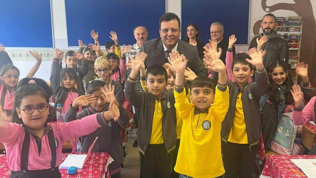 İlçe Milli Eğitim Müdürümüz Sayın Dr. Ufuk DİLEKÇİ, İlçemiz Osman Faruk Verimer İlkokulu'nu Ziyaret Etti