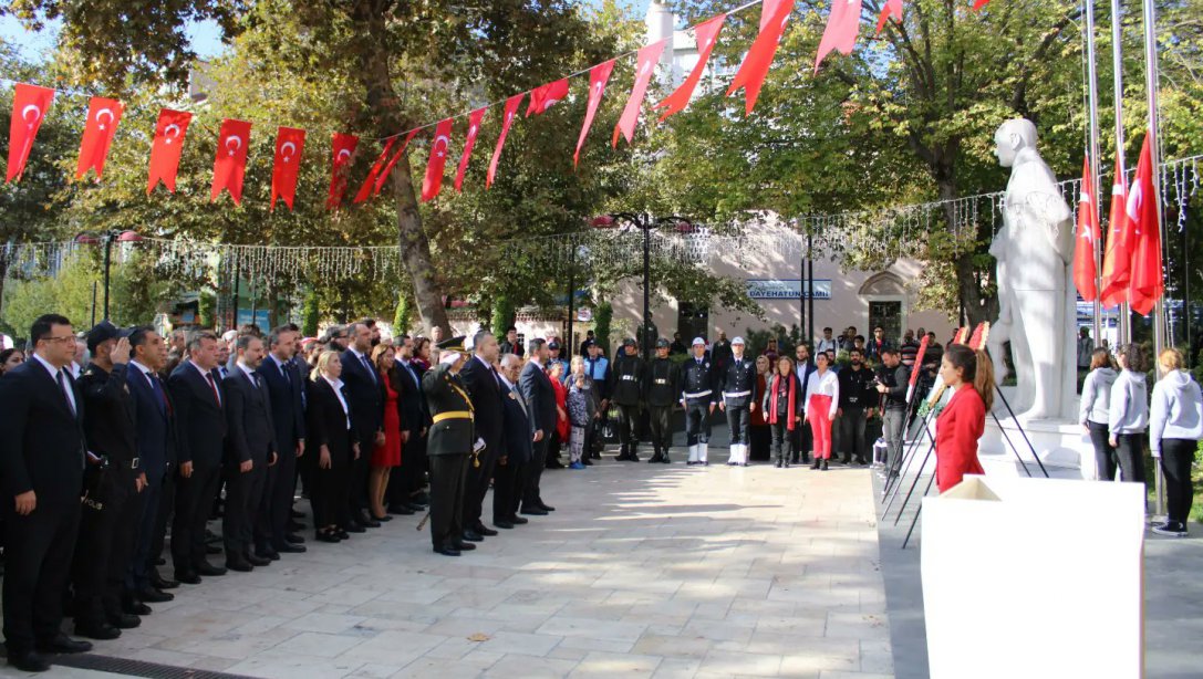 İlçemiz 29 Ekim Cumhuriyet Bayramı Töreni