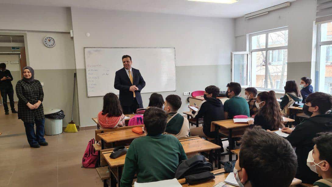 Kağıthane İlçe Milli Eğitim Müdürümüz Sayın Dr. Ufuk DİLEKÇİ, Harmantepe Ortaokulu Ziyareti 
