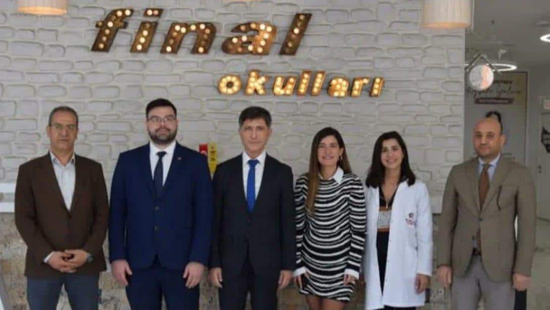 Kaymakamımız Sayın Niyazi ERTEN, İlçe Millî Eğitim Müdürümüz Zekeriya Postacı ve Şube Müdürümüz Yunus Çelik, Kâğıthane Özel Final Okullarını ziyaret ettiler.