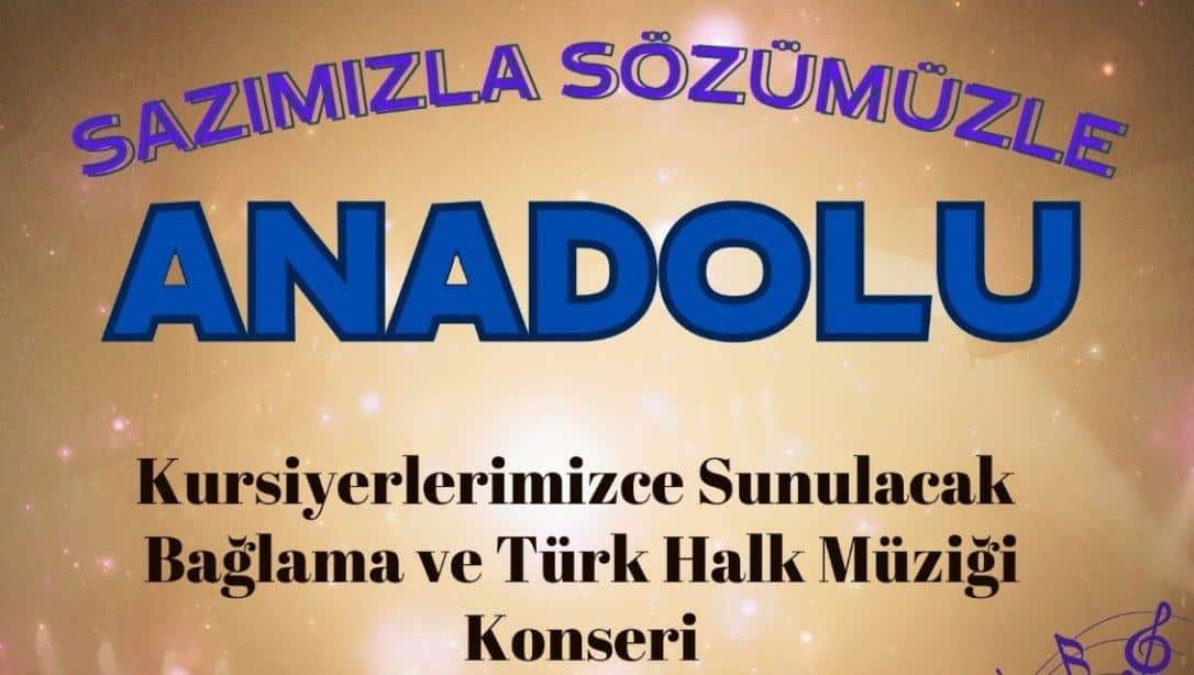 Kâğıthane Halk Eğitim Merkezinde 1 Haziran Cumartesi 18.00'de gerçekleştirilecek 