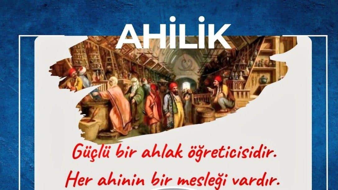 Ahilik Haftası kapsamında İlçe Millî Eğitim Müdürümüz Mustafa HOŞYİĞİT'in katılımıyla meslek liselerimizde 9. sınıf velilerimizle 